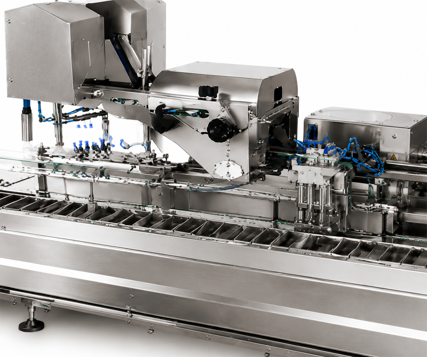 Fully Automatic Dual-Servo Vacuum & Nitrogen-Flushing Can Sealing Machine